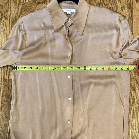 Vince Blush Silk Blouse - Picture 5 of 6